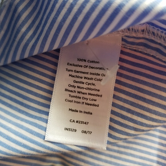 TALBOTS Cotton Embroidered Blouse - Picture 5 of 7